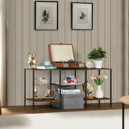 Small TV Stand for Living Room up to 50 Inch Farmhouse TV Media