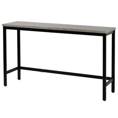 Counter Height Extra Long Dining Table Set with 3 Stools Pub Kitchen