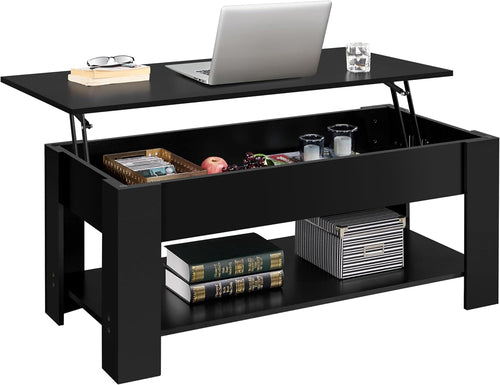Lift Top Coffee Table With Hidden Compartment 47.5 Inch