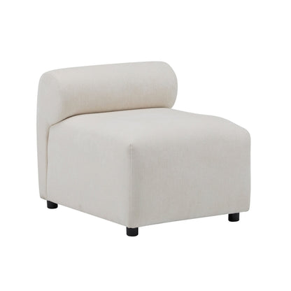 Modular Chenille Sectional Sofa – Modern Curved Upholstered Couch for