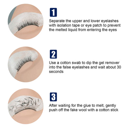 EELHOE Mascara Remover, False Eyelash Grafting Eyelash Removing Glue Removing Cream