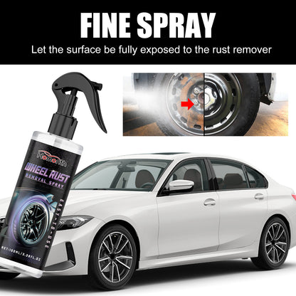 Wheel Rust Removal Spray, Automobile Tire Wheel Rust Cleaning Rust Removal Renovation Decontamination Brightener