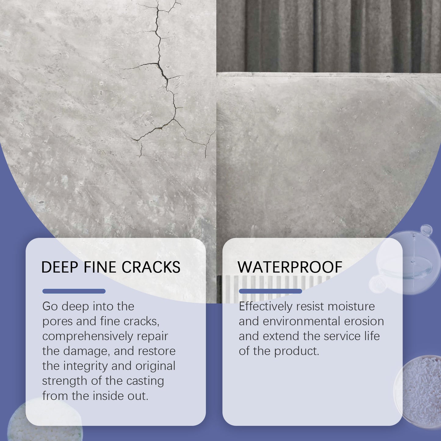 Universal Ab Adhesive, Crack Repair Bonded Tile Bath Scratch Crack Repair Waterproof And Leak Proof Adhesive