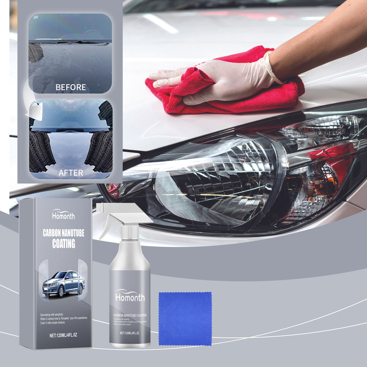 Automotive Nano Crystal Plating Agent Car Paint Maintenance Refurbished Paint Waxing To Fill Scratches Car Coating Agent