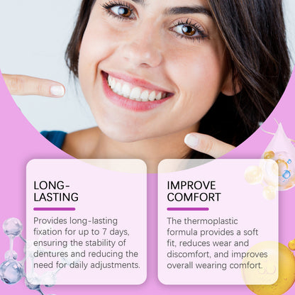 Oralhoe Denture Fixation Adhesive, Denture Adhesion Fixation Dentures Improve Comfort Care Gum Care