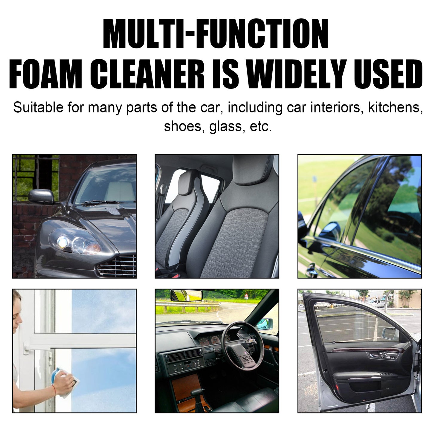 Coating Agent, Car Interior Seat Instrument Panel Clean Stains Polish Maintenance Refurbishment Cleaner