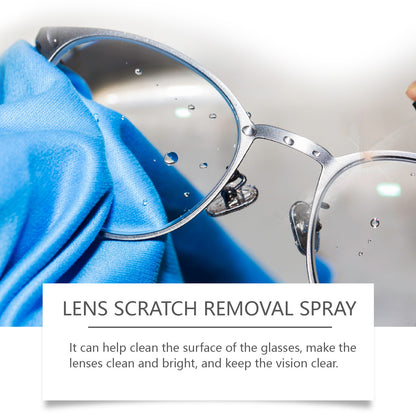 Jue-Fish Lens Scratch Remover, Repair Scuff Scratches Refurbished Eye Lens Glass Blur Curing Agent