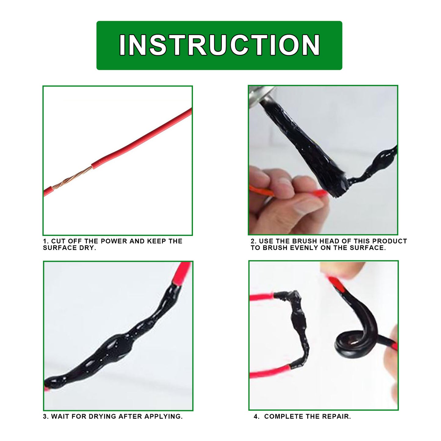 Jaysuing Insulating Adhesive Heat Insulation, Water Resistance And High Temperature Protection Electrical Joints Are Connected With Liquid Electrical Tape