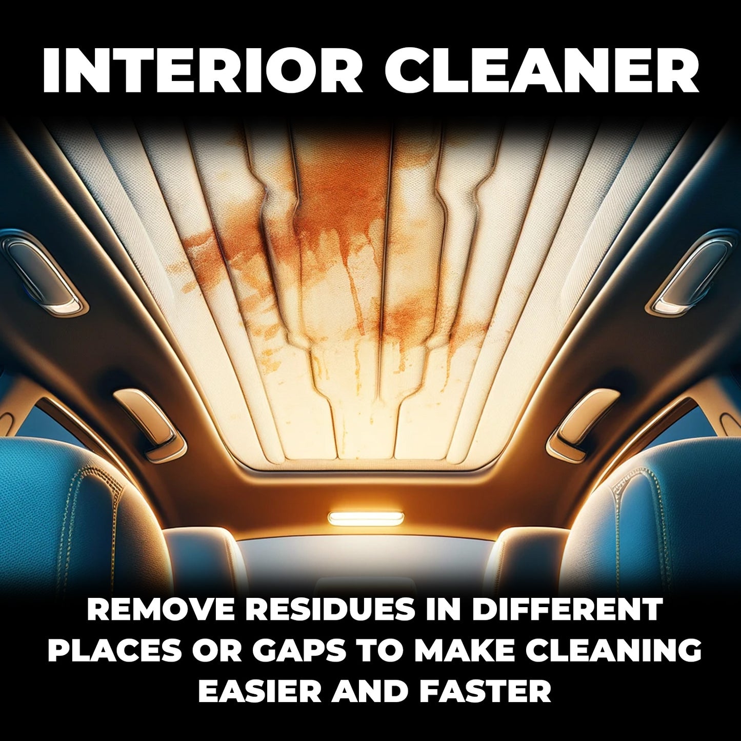 Car Roof Cleaner, Automotive Interior Fabric Cleaning And Maintenance Brightening Decontamination Retreader