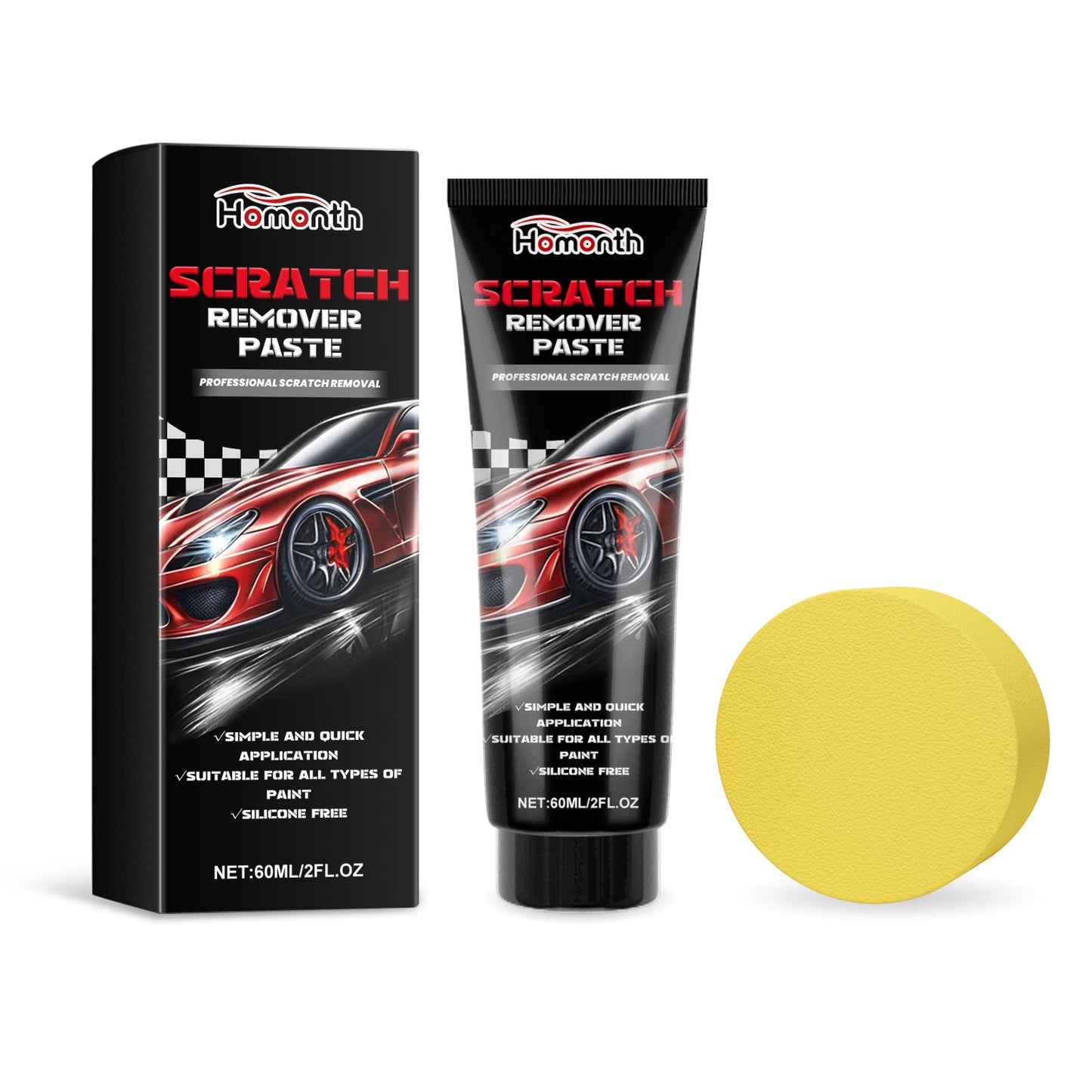 Scratch Remover Paste, Repair Paint Scratches Scratches Polishing And Retouching Paint Maintenance Cream
