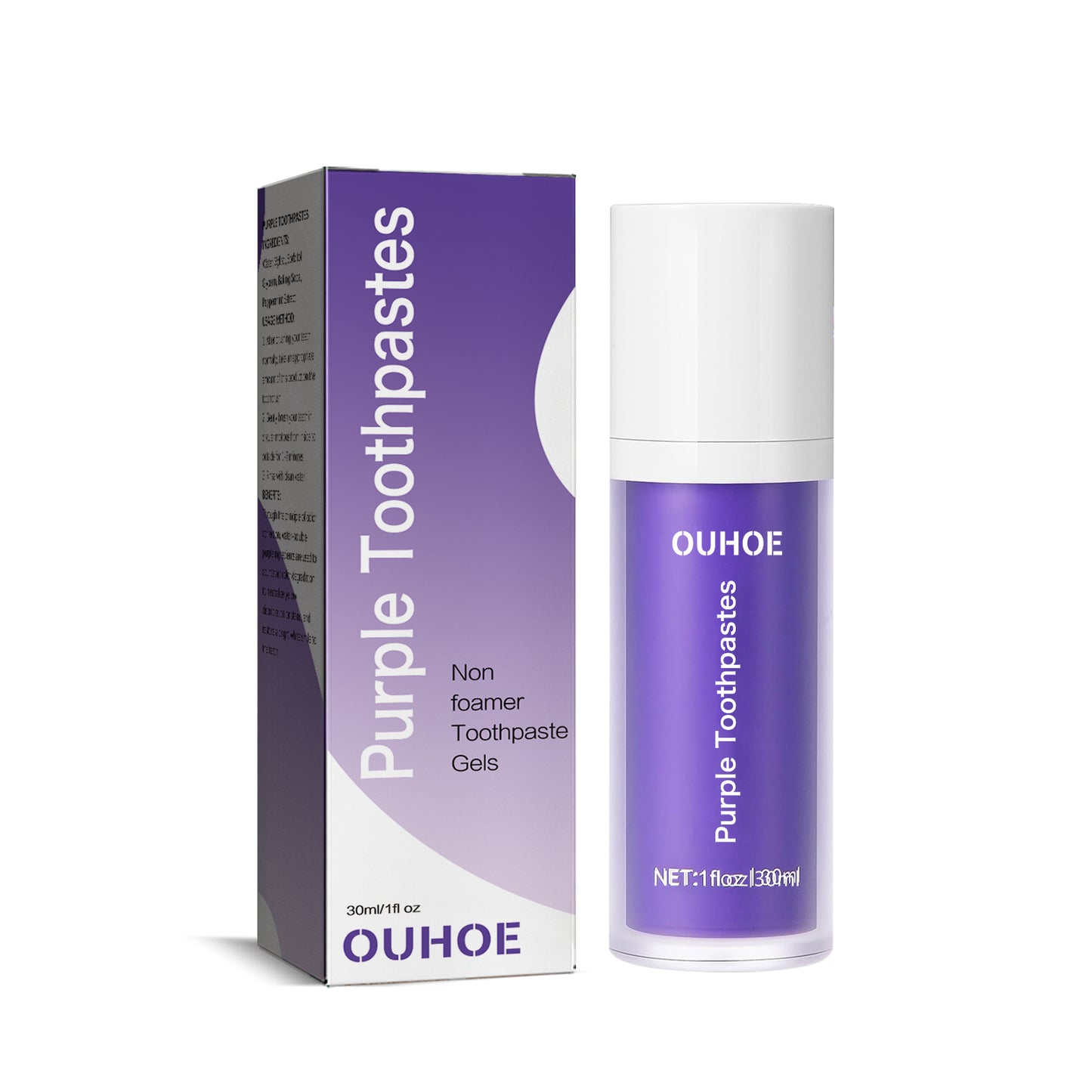 Tooth Whitening Toothpaste, Cleans Stains Care For Gums Fresh Breath And White Teeth Toothpaste