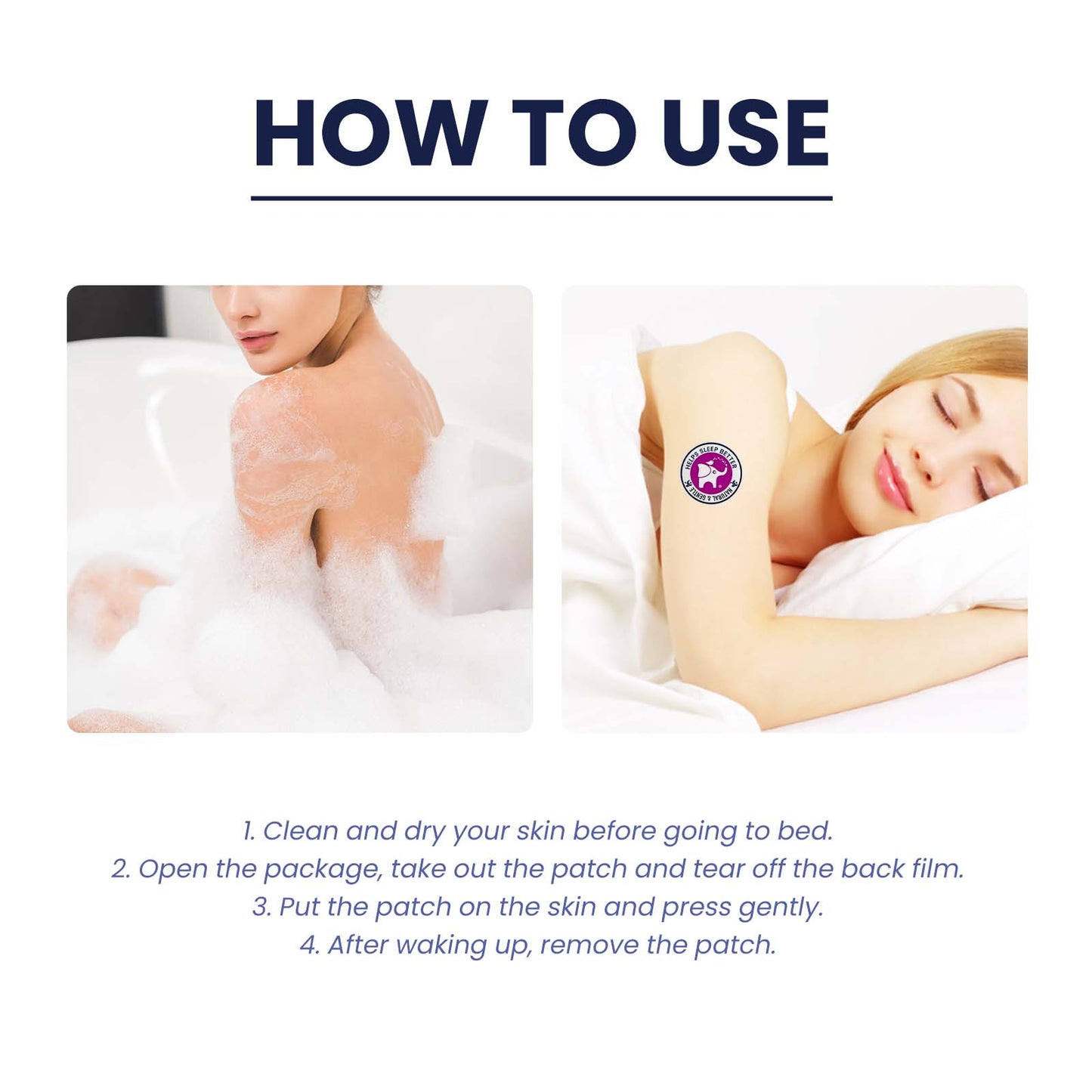 Bed Timing Vapour Patches, Care For Sleep To Relieve Insomnia Muscle Tension Body Stress Sleep Patch