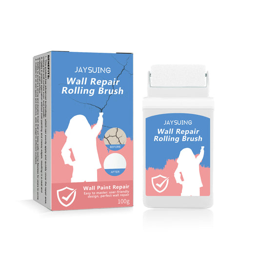 Wall Repair Rolling Brush, Graffiti Cover Wall Mildew Cracks Maintenance Renovation Household Wall Rolling Brush