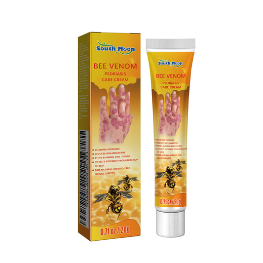 Bee Venom Psoriasis Cream, Relieve Itchy Skin Repair Hand Moss Moisturizing Skin Care Cream
