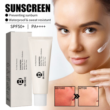 Rice Probiotic Protective Cream, Refreshing Anti-UV Moisturizing Face Protective Cream