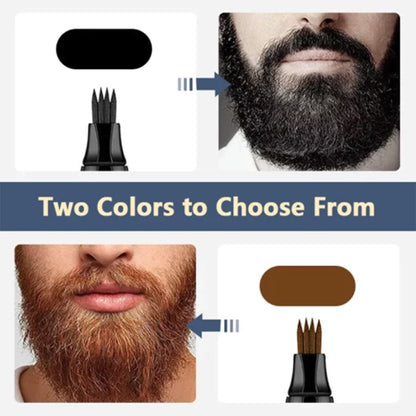 Beard Filler Pen, Detachable And Easy-To-Use Filler Pens Make It Easy To Create A Bushy Beard Hairline
