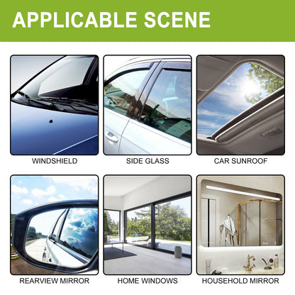 Car Glass Oil Film Cleaner, Windshield Maintenance To Remove Oil Rain And Fog Cleaning Agent