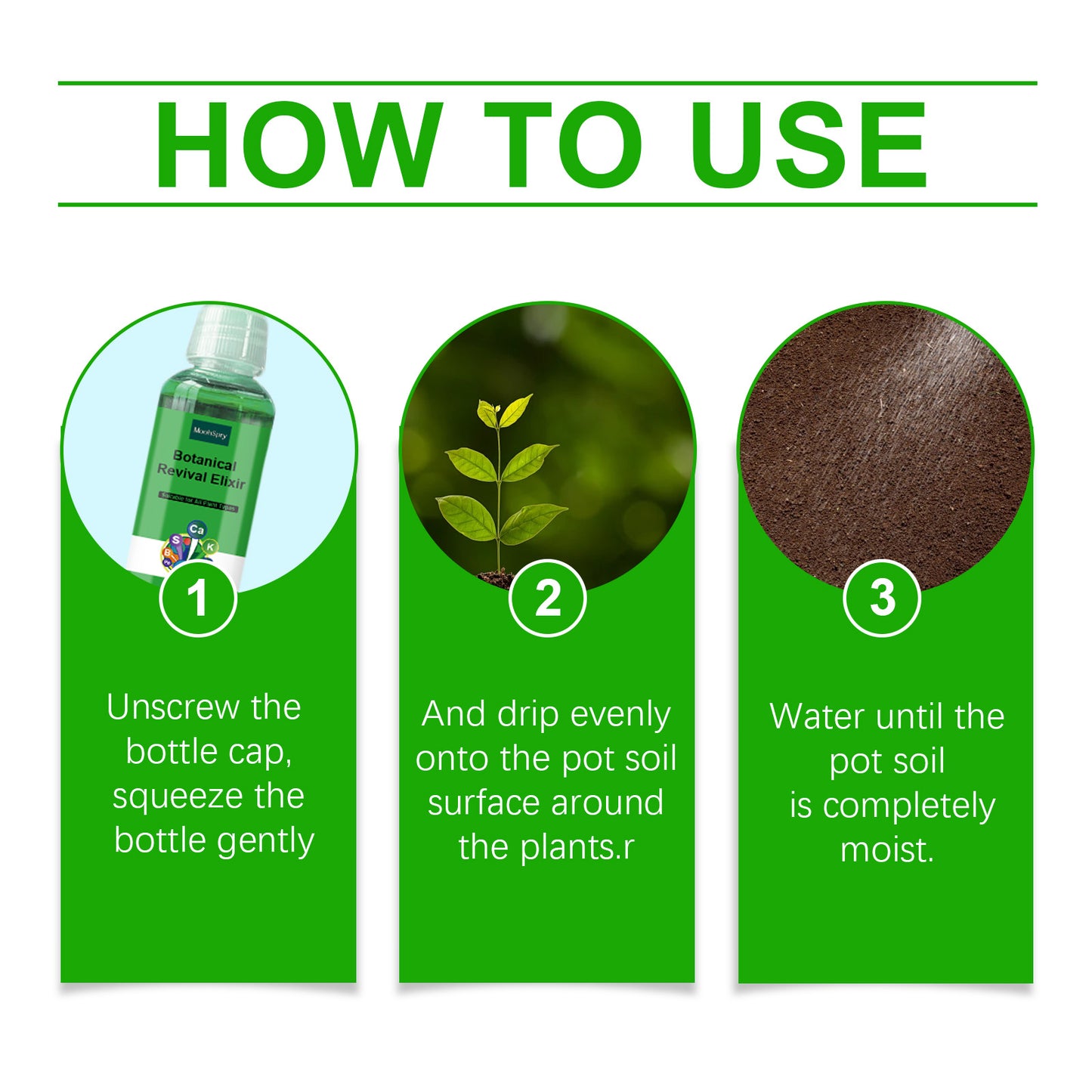 MoonSpry Home Gardening Plant Nutrient Solution, Outdoor Home Leaf Yellow Dead Leaf Plant Growth Nutrient Solution
