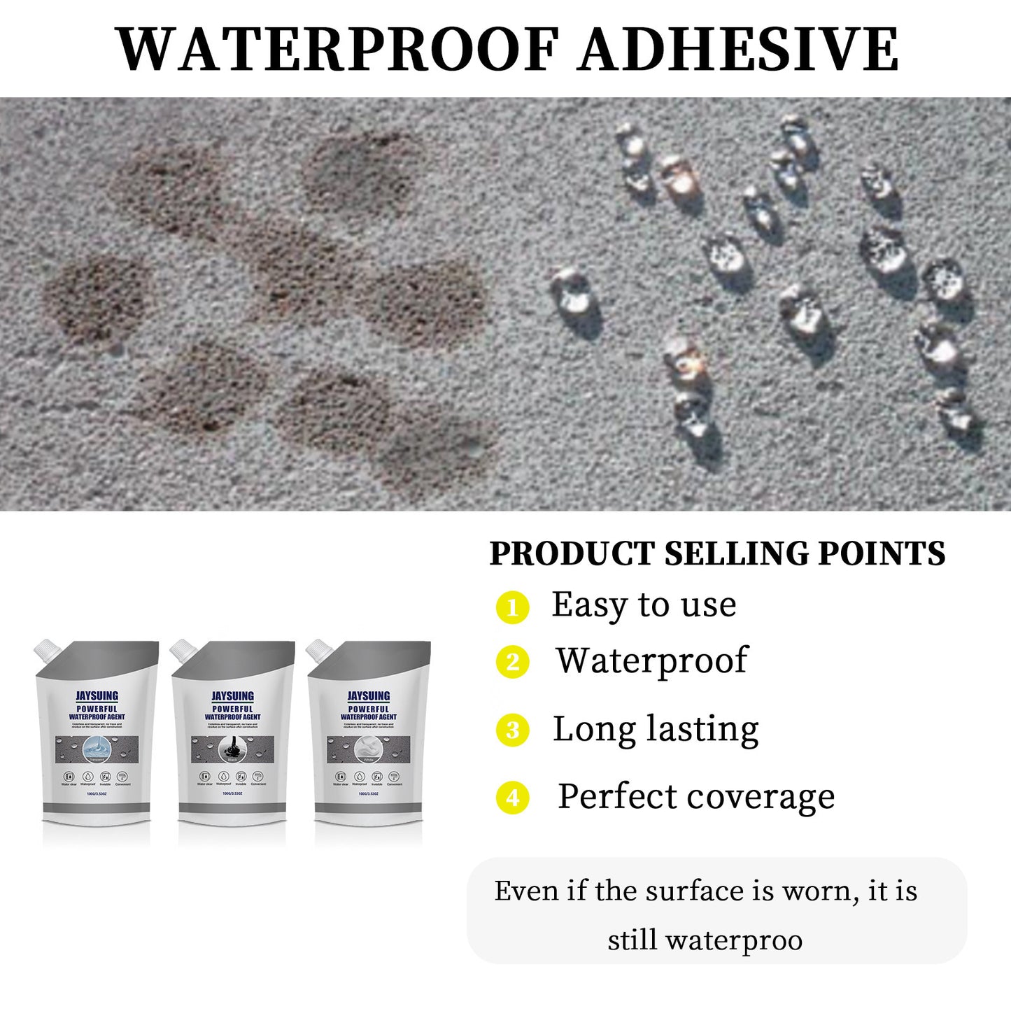 Waterproof Glue Roof Windowsill Leak Repair Paint Bathroom Interior Wall And External Wall Tile Waterproof Leak Stop Glue