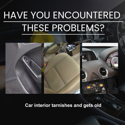 Car Interior Spray, Seat Instrument Panel Wash Free Decontamination Maintenance Refurbishment Care Agent