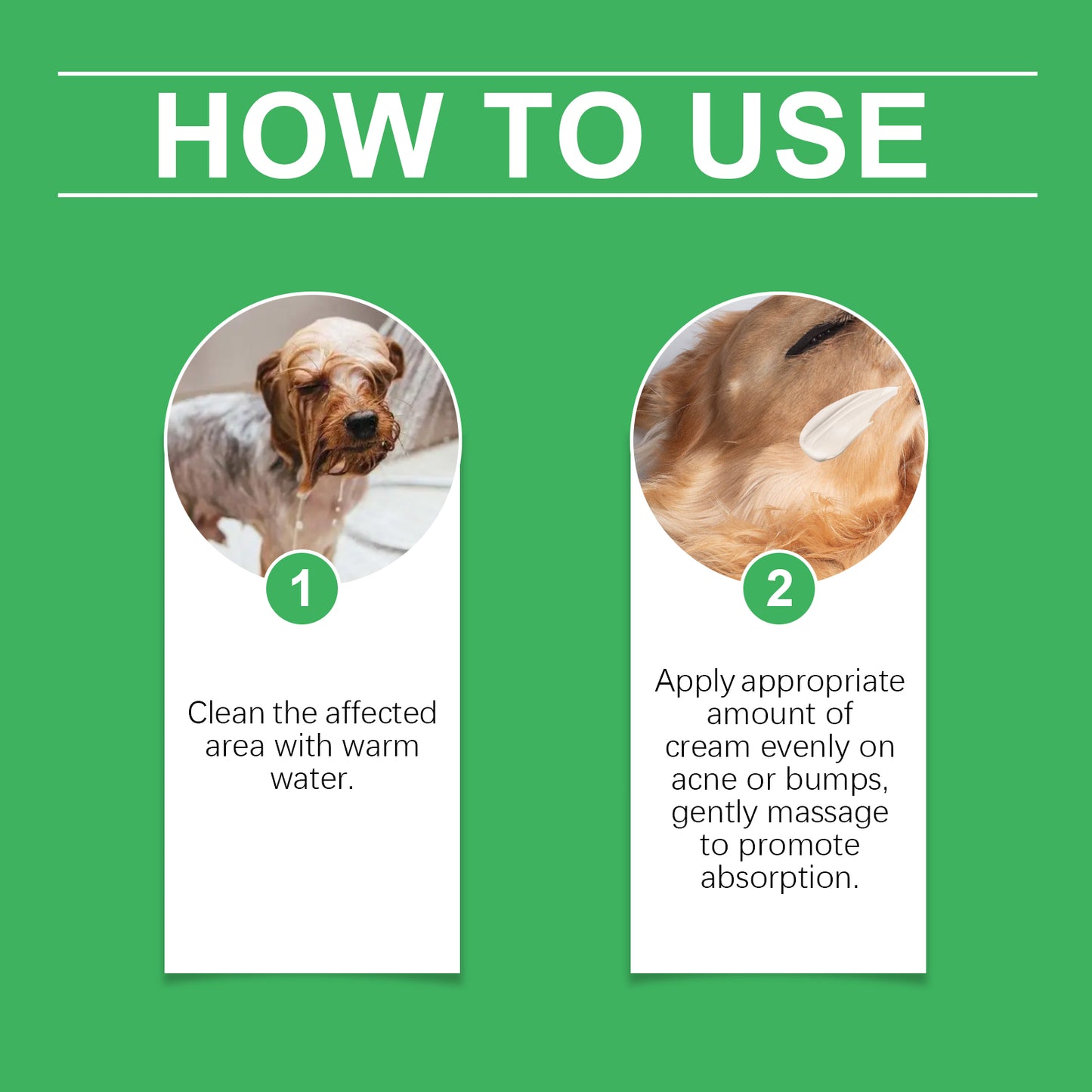 Yegbong Pet Care Cream, Gentle Formula To Care For Pet Skin And Hair Healthy Pet Skin Care Cream