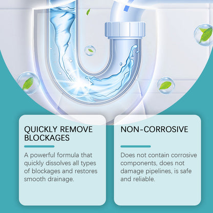 Drain Unclog Deodorant Gel, Kitchen And Bathroom Sewer Lines Clean And Decontaminate To Remove Odor