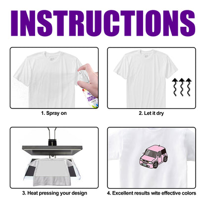 Sublimation Coating Spray Clothing Hot Drawing Heat Transfer Printing Wear-Resistant Stain Resistant Multi-Purpose Adhesion
