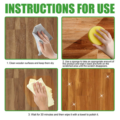 Wood Scratch Repair Beeswax Home Wood Floor Scratch Repair Color Polishing And Brightening Care Wax