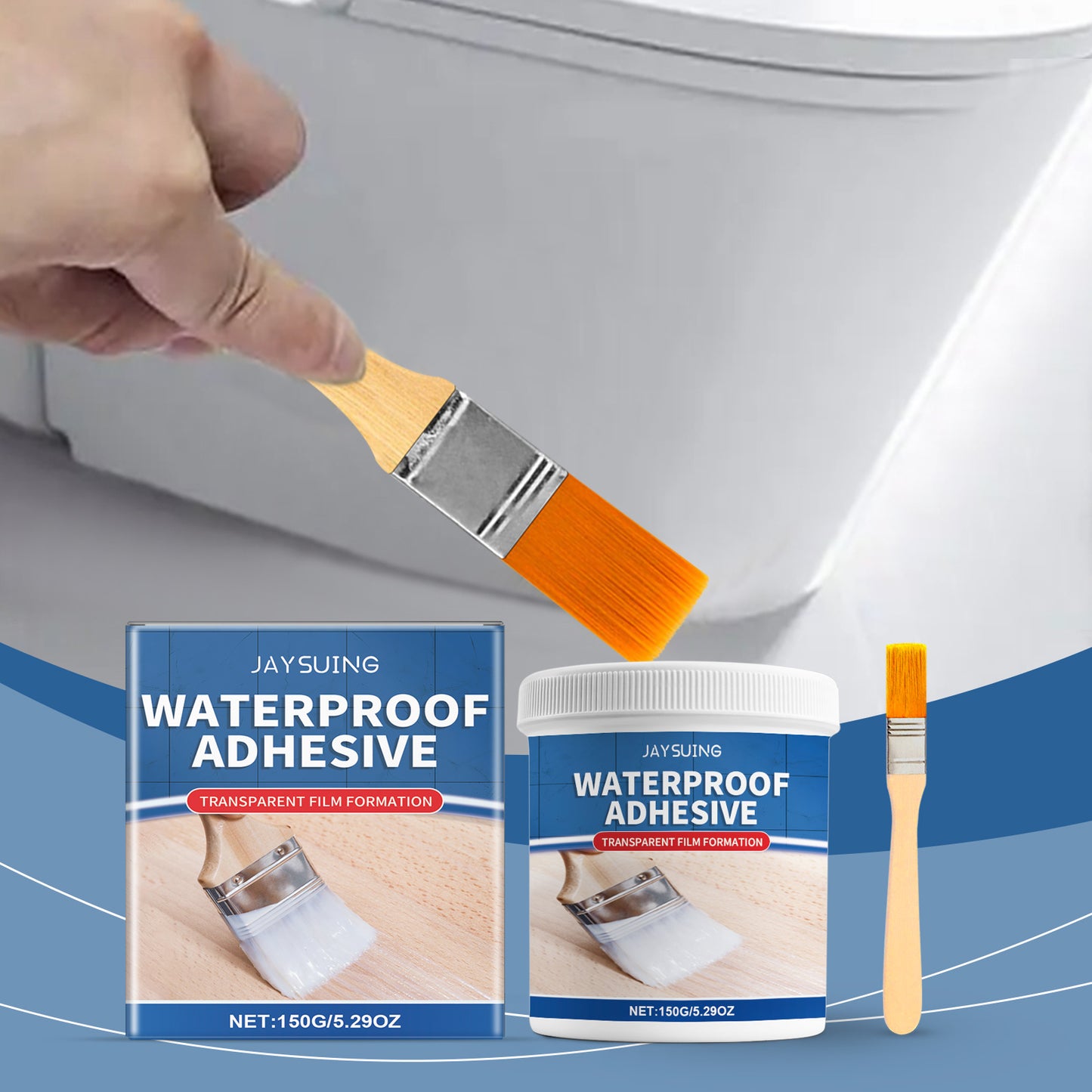 Waterproof adhesive Transparent waterproof adhesive External wall roof roof tile leak repair waterproof glue