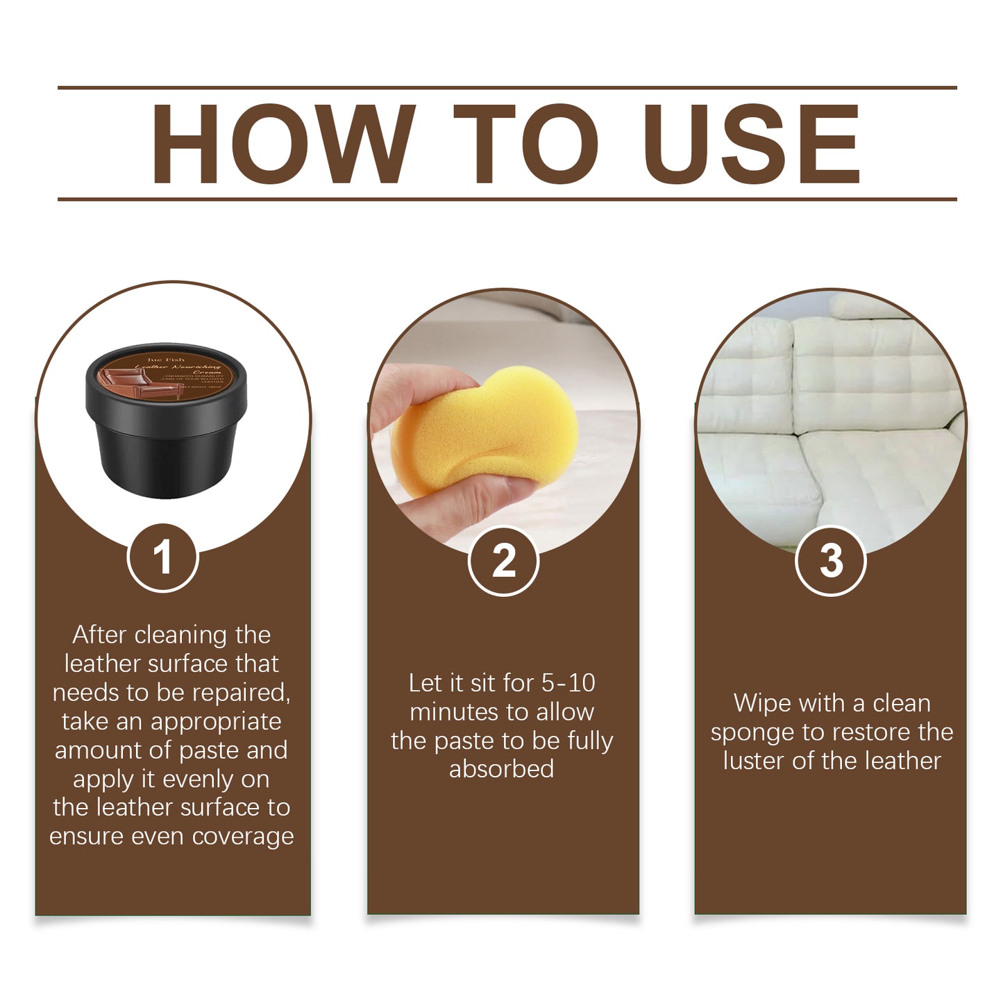 Leather Scratch Repair Cream, Leather Bag Sofa Leather Shoes Nourishing Cream Care Cleaning Cream
