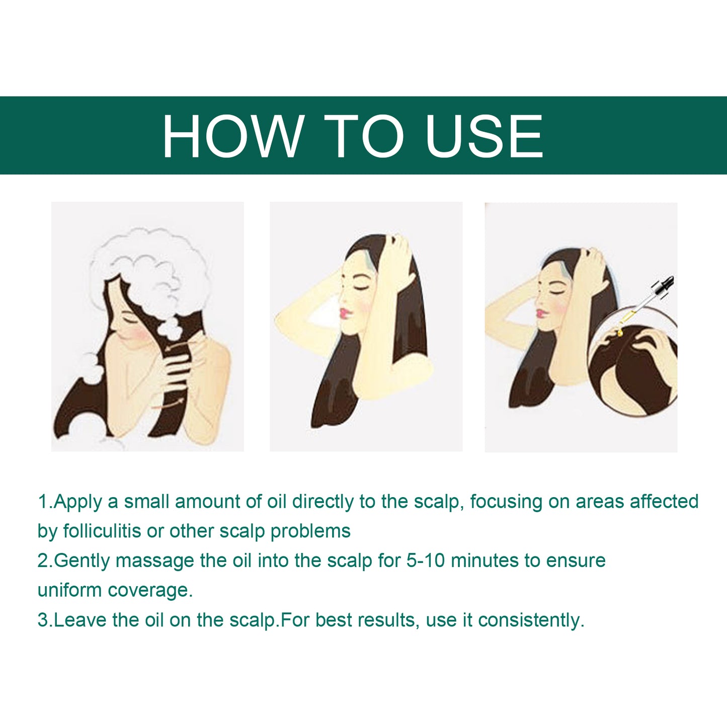 Essential Oil For Scalp, And Hair Scalp Deep Cleaning And Repair Hair Root Anti-Itching And Anti-Loss Hair Solid Care Essential Oil