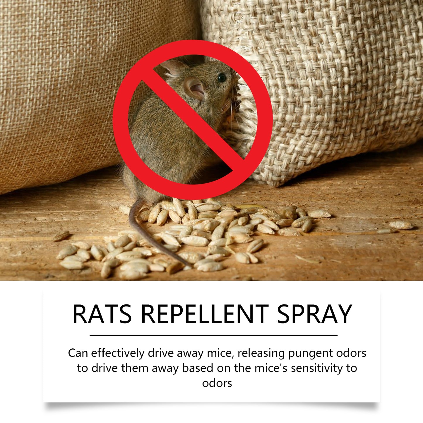 Jaysuing Rat Repellent Spray, Indoor Home Car Engine Outdoor Rat Repellent Spray