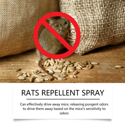 Jaysuing Rat Repellent Spray, Indoor Home Car Engine Outdoor Rat Repellent Spray