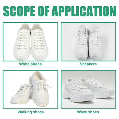 Shoes Whitening Cleansing Gel, Free Water To Remove Oxide Restore Yellow Stain Remover Small White Shoe Cleaner