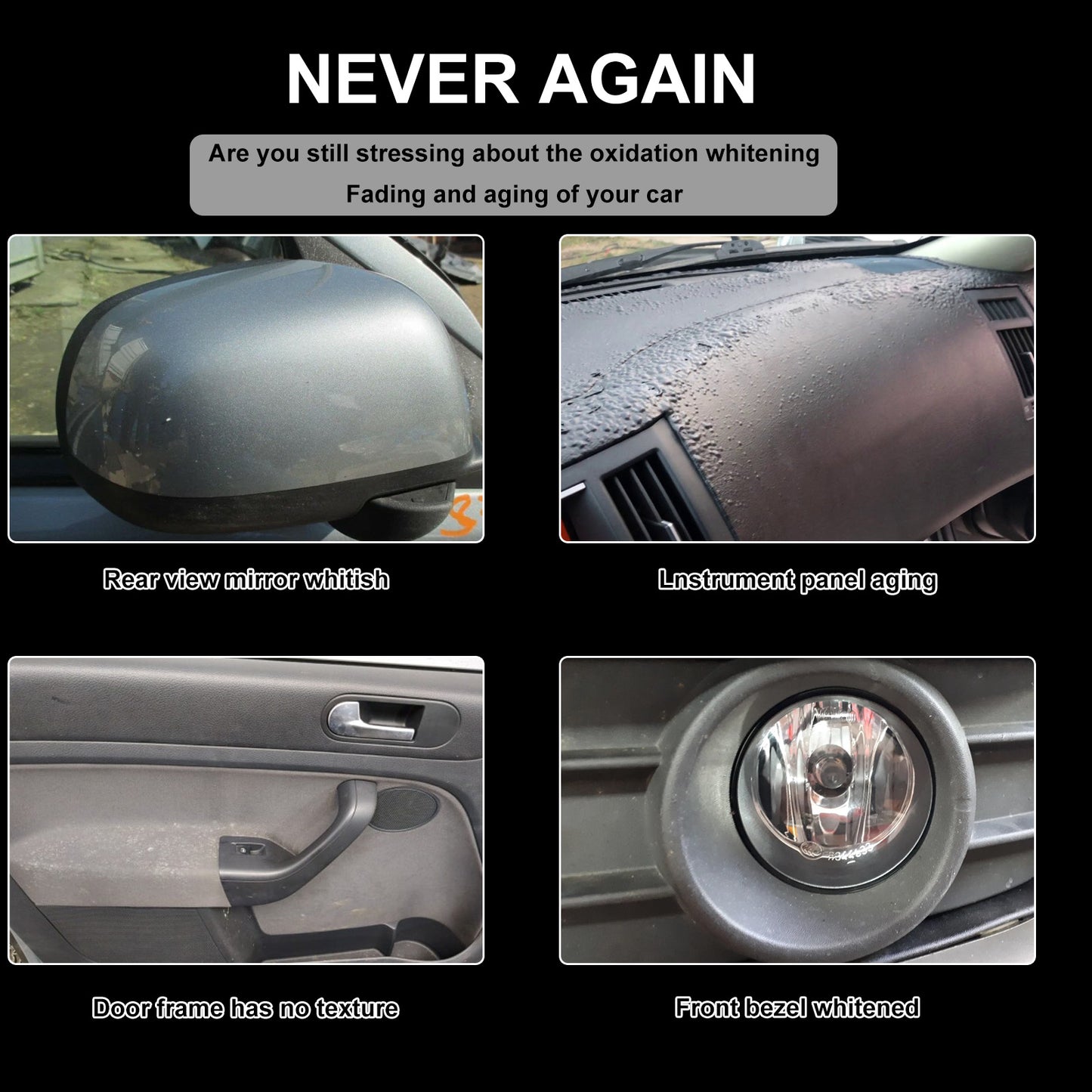 Paint Coating Spray, Seat Upholstery Instrument Panel Cleaning Stains Polishing Maintenance Refurbishing Agent