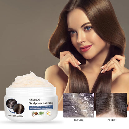 Scalp Exfoliating Scrub Moisturizes Dry Hair And Scalp Cleansing Treatment Refreshing Scrub