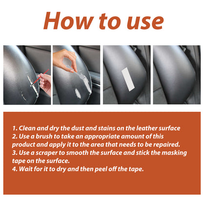 Leather Filling Cream, Car Seat Leather Sofa Leather Bag Leather Shoes Leather Clothing Care Cream