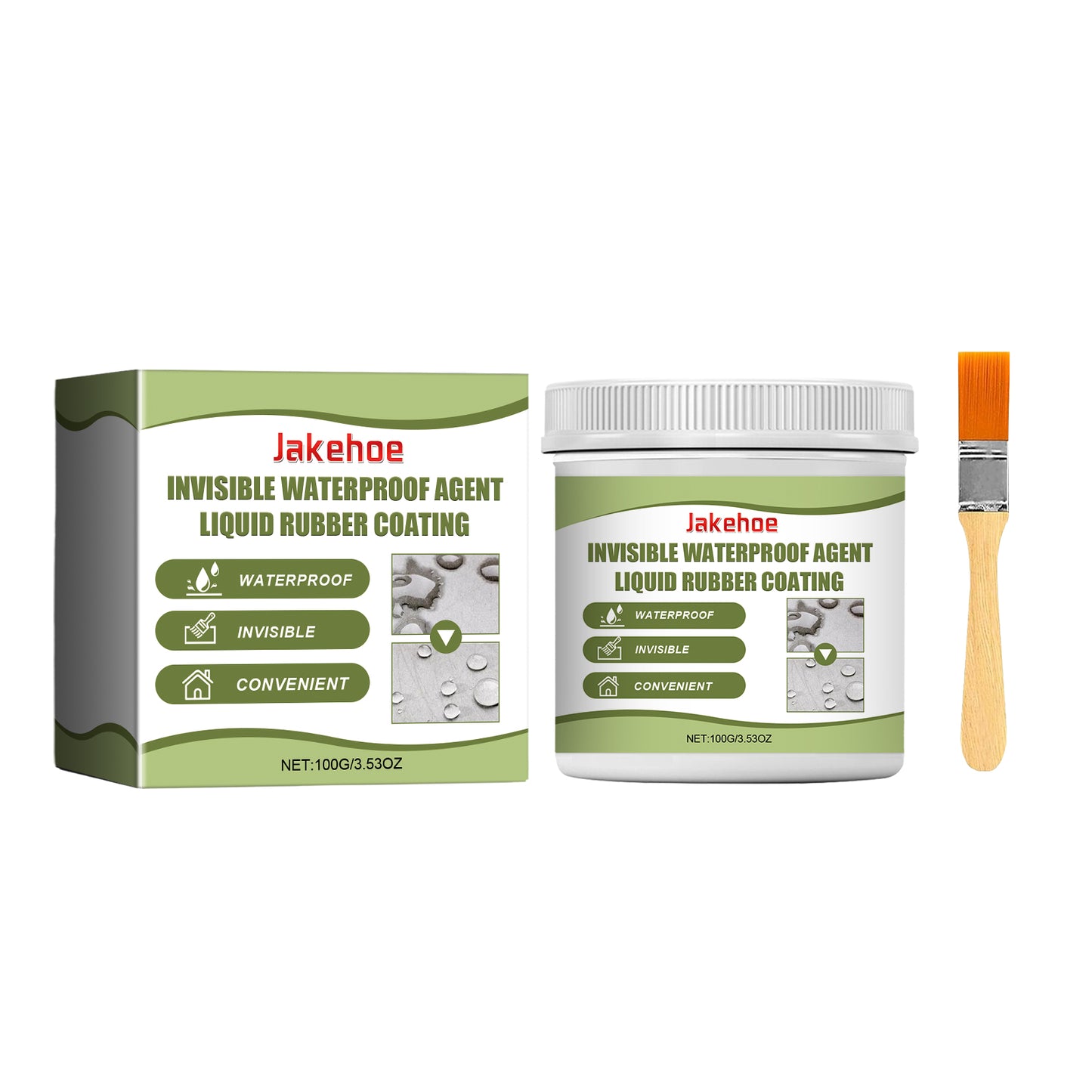 Jakehoe Invisible Waterproof Sealant Waterproof Invisible Glue Seals Household Smash Free Brick Waterproof Paint
