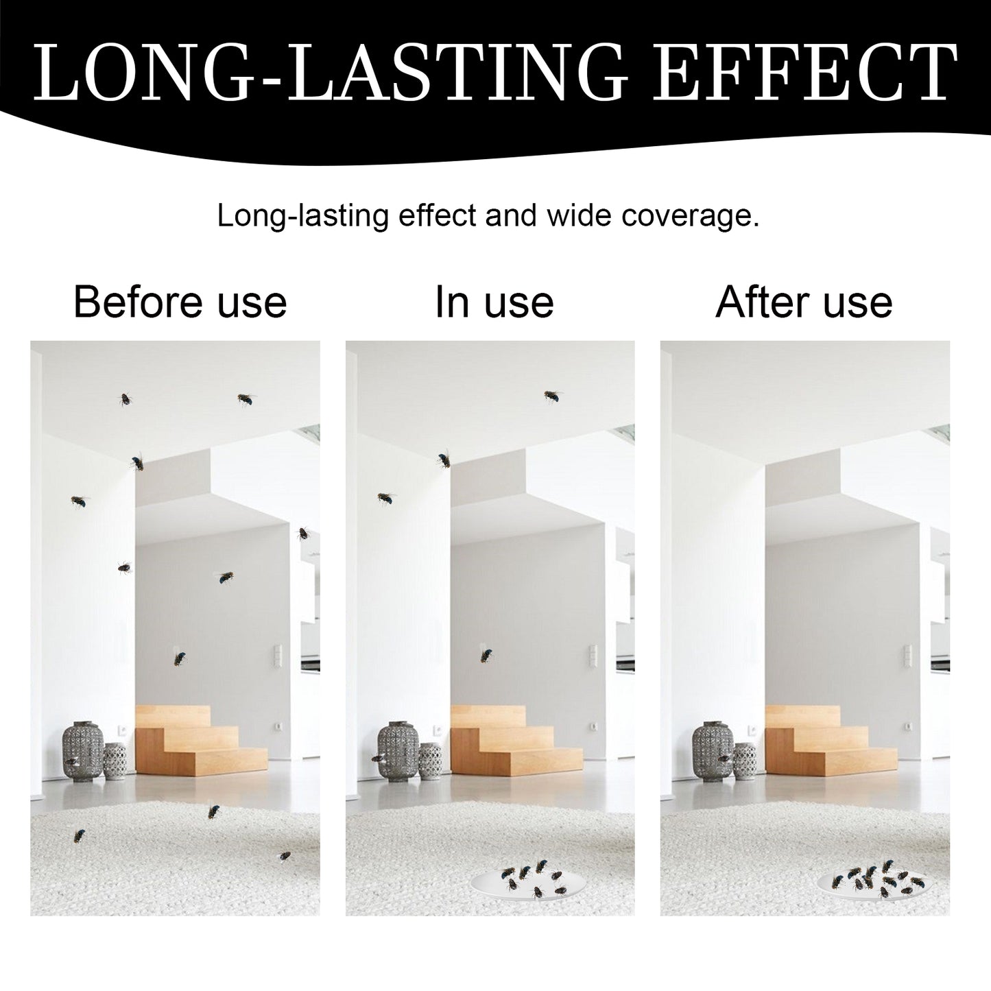 Yegbong Fruit Fly Trapping Supplement Fly Mosquito Baits Living Room Kitchen Household Fly Trapping Solution