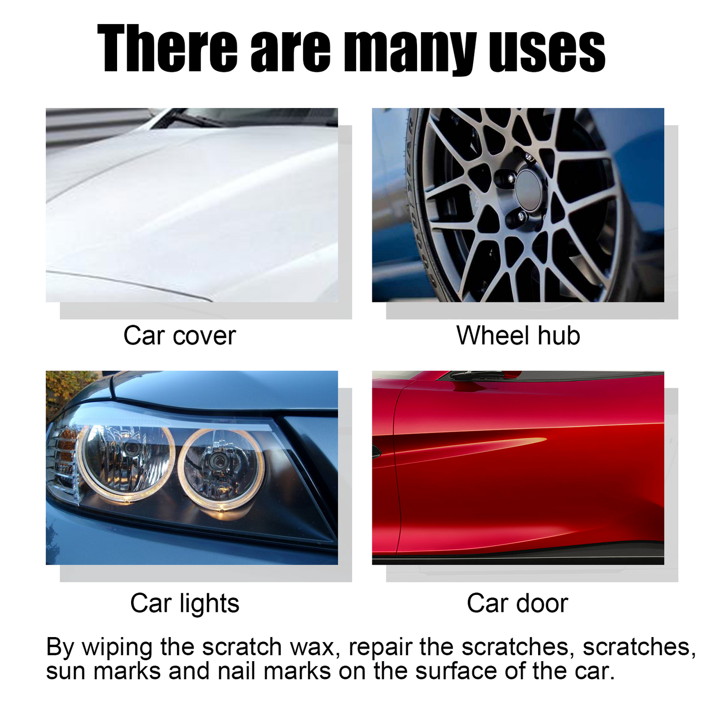Car Scratch Removal Wax, Car Polish Refinish Coating Maintenance Finish Repair Scratch Paste