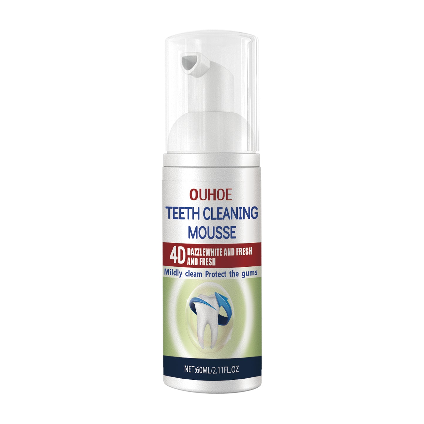 Tooth Cleaning Mousse, Mouth Clean Fresh Bright White Anti-decay Foam Toothpaste