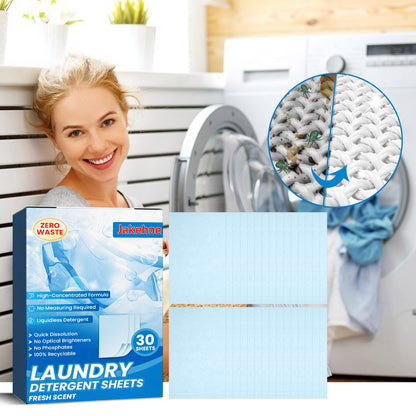Laundry Detergent Sheets, Gentle Cleaning Clothes Stains Stains Soft Color Protection Lasting Fragrance Laundry Tablets