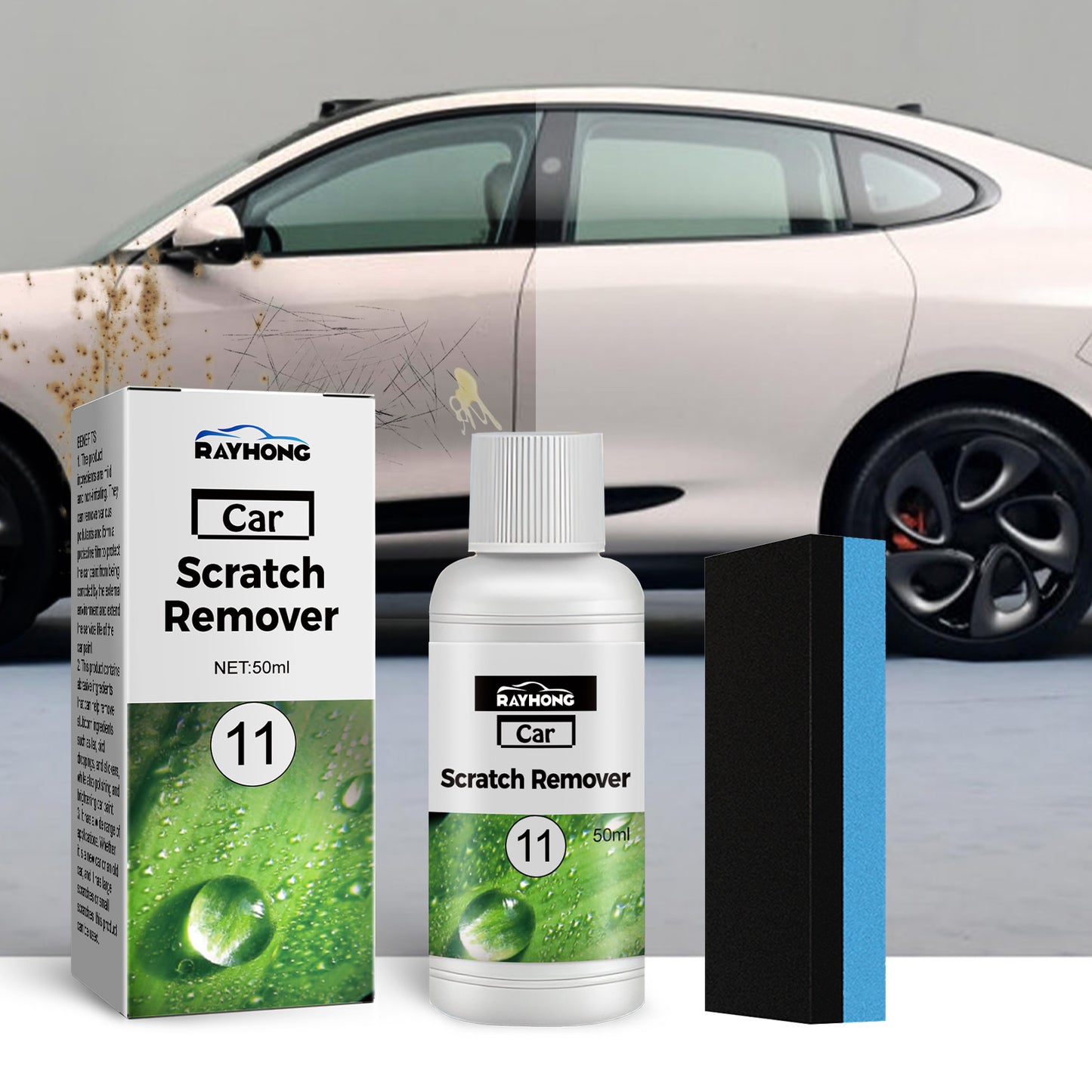 Scratch Repair Fluid, Car Paint Scratches Repair Cleaning Stains Polishing Refurbishing Retouching Paint Coating Agent