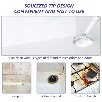 Mildew Removal Cream, Wall Stains Tile Sink Crevices Washing Machine Silicone Ring Mold Remover