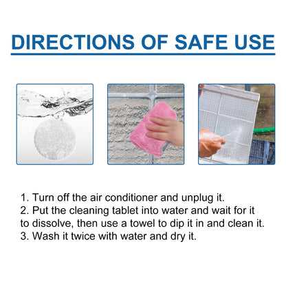 Air Conditioner Cleaning Tablet, Air Conditioner Cleaning Sheet For Household Air Conditioner