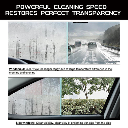 Car Glass Oil Film Cleaner, Car Windshield Decontamination Cleaning Multi-Purpose Cleaner