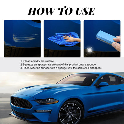 Nano Car Scratches Repairing Polish Paste, Body Paint Scratches Repair Polishing Decontamination Maintenance Brightening Care Agent