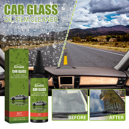 Car Glass Oil Film Cleaner, Windshield Maintenance To Remove Oil Rain And Fog Cleaning Agent