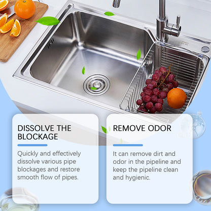 Drain Dredge Cleaning Powder Kitchen Bathroom Sewer Pipe Clean Decontamination Leave Fragrance Clean