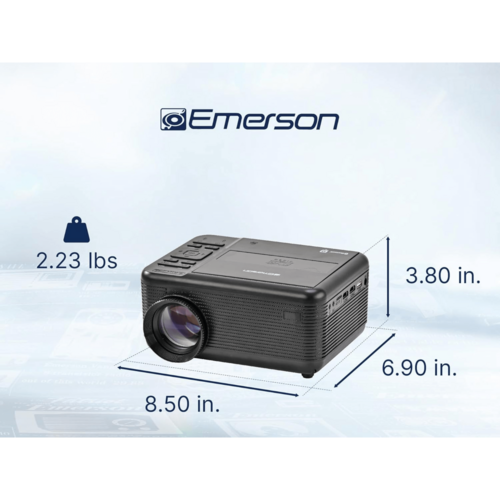 Emerson 120" Home Theater LCD Projector with Built-In TV Tuner and DVD